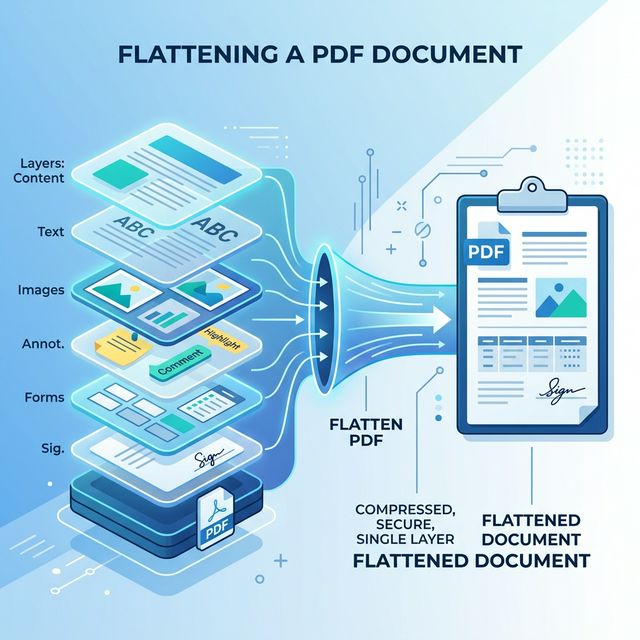 What is a Flattened PDF? (And Why You Need One in 2026)