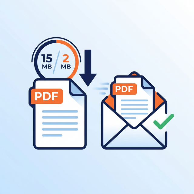 How to Make a PDF Smaller for Email (Free, No Upload) — 2026 Guide