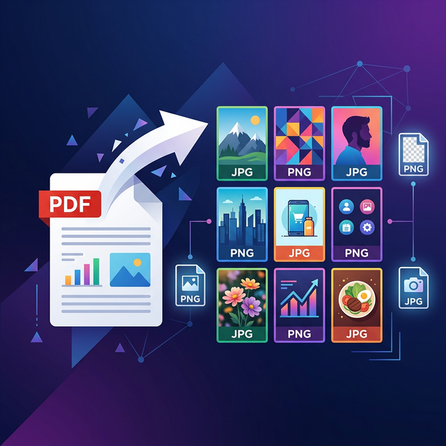 PDF to Image: How to Convert PDF Pages to PNG or JPG in 2026 (Free, No Upload)